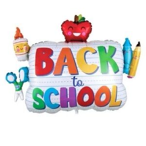Back to School Helium Balloon